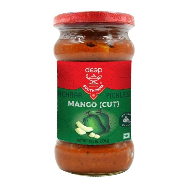MANGO CUT PICKLE W-O GARLIC 12 X 300 gm