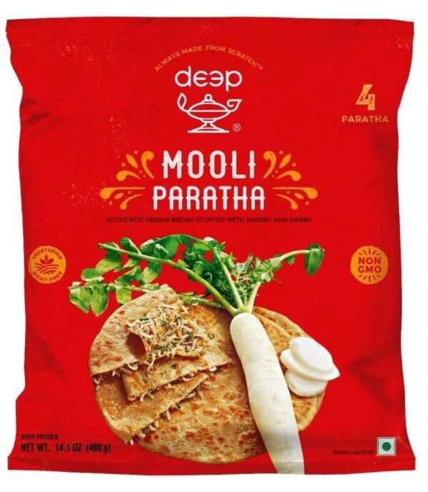 Mooli Paratha - 400 gm X 24 [4 Pcs]
