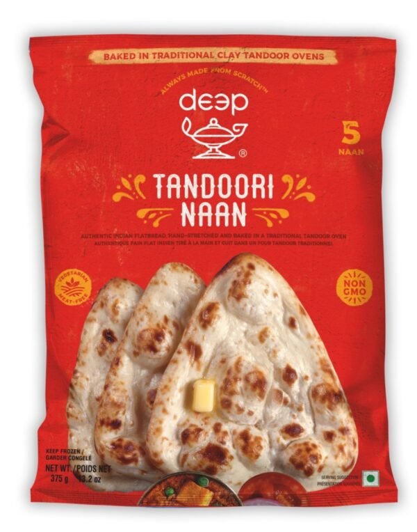 Tandoori Naan Vegan 0.375 kg * 24 bags