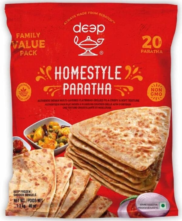Homestyle Paratha Family Pack - 1.3 Kg X 8 Bag [20 pcs = 1 bag]