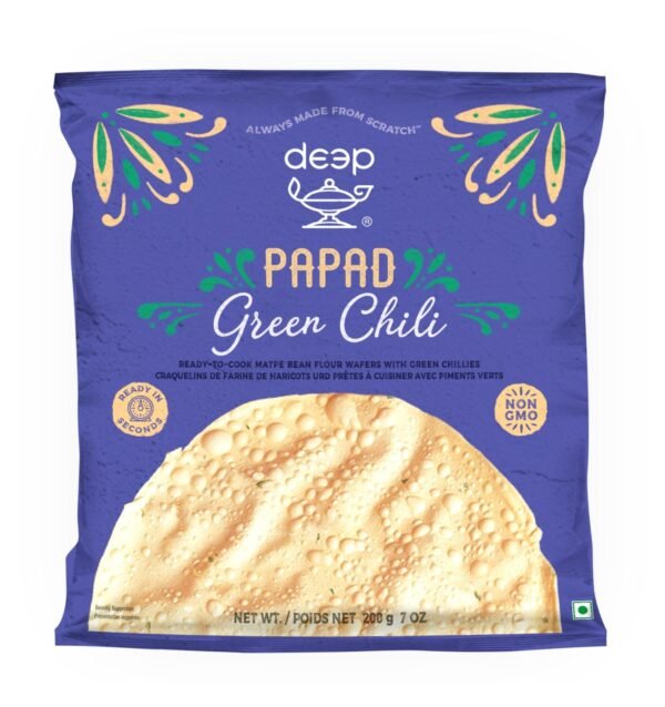 PAPAD GREEN CHILLI - 200 gm X 40