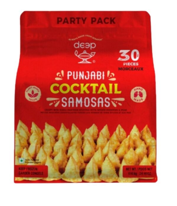 PUNJABI COCKTAIL SAMOSA 690 gm X 12 Bags [30pcs]