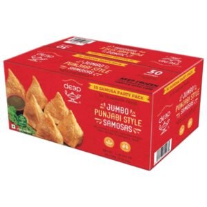 Punjabi Jumbo Samosa 2.1 kg X 1 Box [1 bag = 30 samosa]