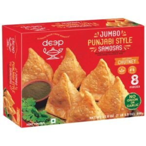 Punjabi Jumbo Samosa 64 gm X 8 Box [1 box = 8 Samosa]