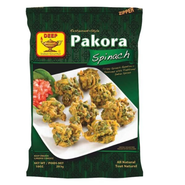 Spinach Pakora 284 gm X 24 Bag [1 bag = 12 pakora]